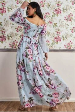 Goddiva Drop Shoulder Wrap Maxi Dress - Sage Green 7 Goddiva Drop Shoulder Wrap Maxi Dress - Sage Green -Liquosmi Store 1ermSHhI 11094