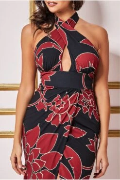 Goddiva Printed Crossover Midi - Black 8 Goddiva Printed Crossover Midi - Black -Liquosmi Store 6D6cpQI0 15439