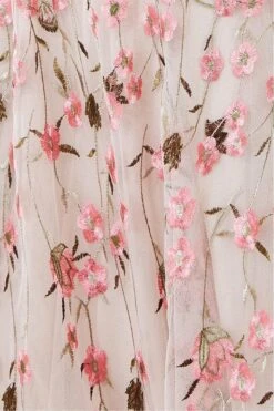 Goddiva Sleeveless Floral Mesh Maxi Dress - Ivory 9 Goddiva Sleeveless Floral Mesh Maxi Dress - Ivory -Liquosmi Store CVVCJZA5 14675