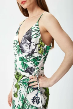 Liquorish Bird And Floral Print Midi Wrap Dress 9 Liquorish Bird And Floral Print Midi Wrap Dress -Liquosmi Store GSW2Y1rg 11717