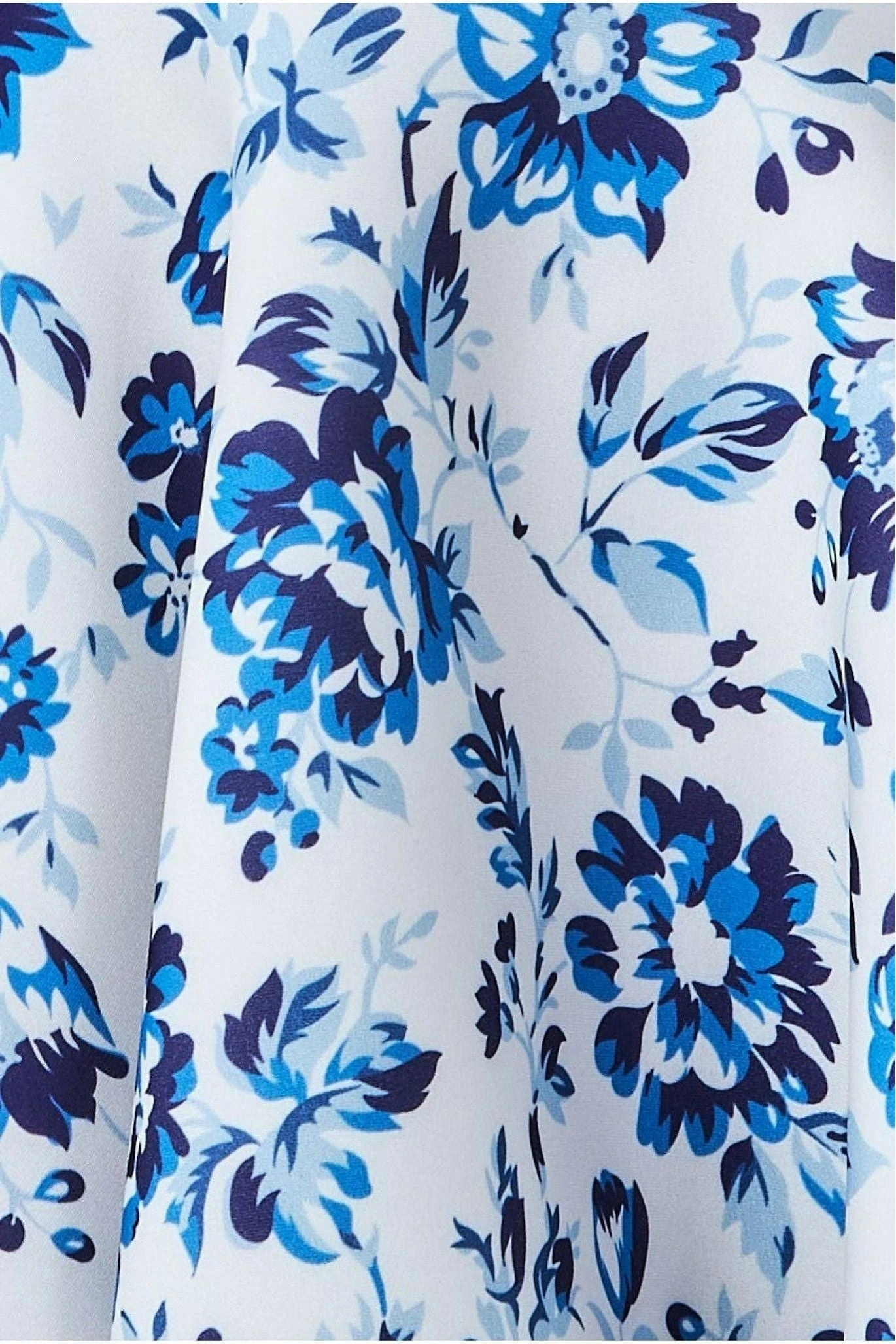 Goddiva Crossover Keyhole Midi Dress - Blue Print 4 Goddiva Crossover Keyhole Midi Dress - Blue Print - Image 4