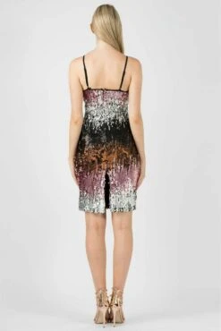 Aftershock London Ombre Sequin Midi Dress 8 Aftershock London Ombre Sequin Midi Dress -Liquosmi Store Qkrd90lM 10487