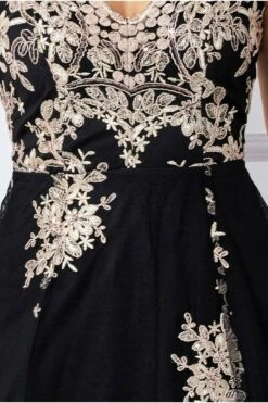 Goddiva High Low Scalloped Midi Dress - Black 7 Goddiva High Low Scalloped Midi Dress - Black -Liquosmi Store Qm6EQEr0 10706