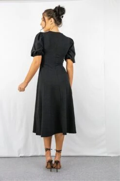 Signage Black Round Neck Mini Dress 10 Signage Black Round Neck Mini Dress -Liquosmi Store Rlil59ro 13756