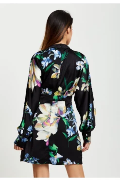 Liquorish Elegant Floral Print Mini Wrap Dress 10 Liquorish Elegant Floral Print Mini Wrap Dress -Liquosmi Store Wfk8oeKg 12864