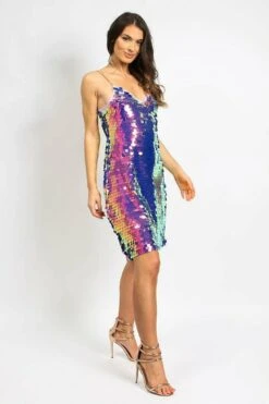 Aftershock London Multi Disc Sequin Cami Dress -Liquosmi Store Z52eWg8C 7482
