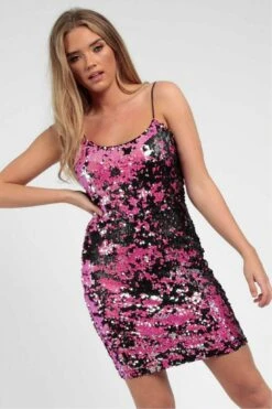 Aftershock London Two Tone Sequin Cami Bodycon Dress -Liquosmi Store blXQWhhx 7481