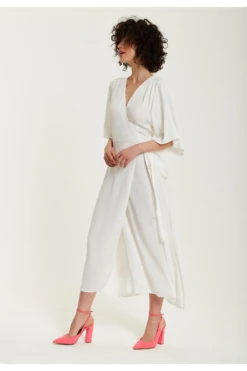Liquorish Midi Wrap Dress In White 9 Liquorish Midi Wrap Dress In White -Liquosmi Store gUcHCF6r 15751