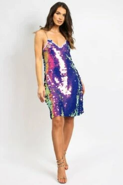 Aftershock London Multi Disc Sequin Cami Dress -Liquosmi Store i4FL9w3k 7482