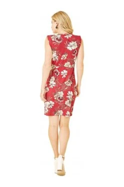 Mela London Red Floral Jersey Pocket Dress With Gold Bar Det 8 Mela London Red Floral Jersey Pocket Dress With Gold Bar Det -Liquosmi Store kUedgLfd 14776