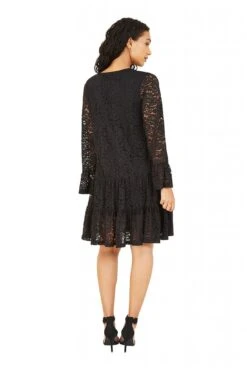 Mela London Black Lace Smock Dress -Liquosmi Store lJTxmvsi 14434