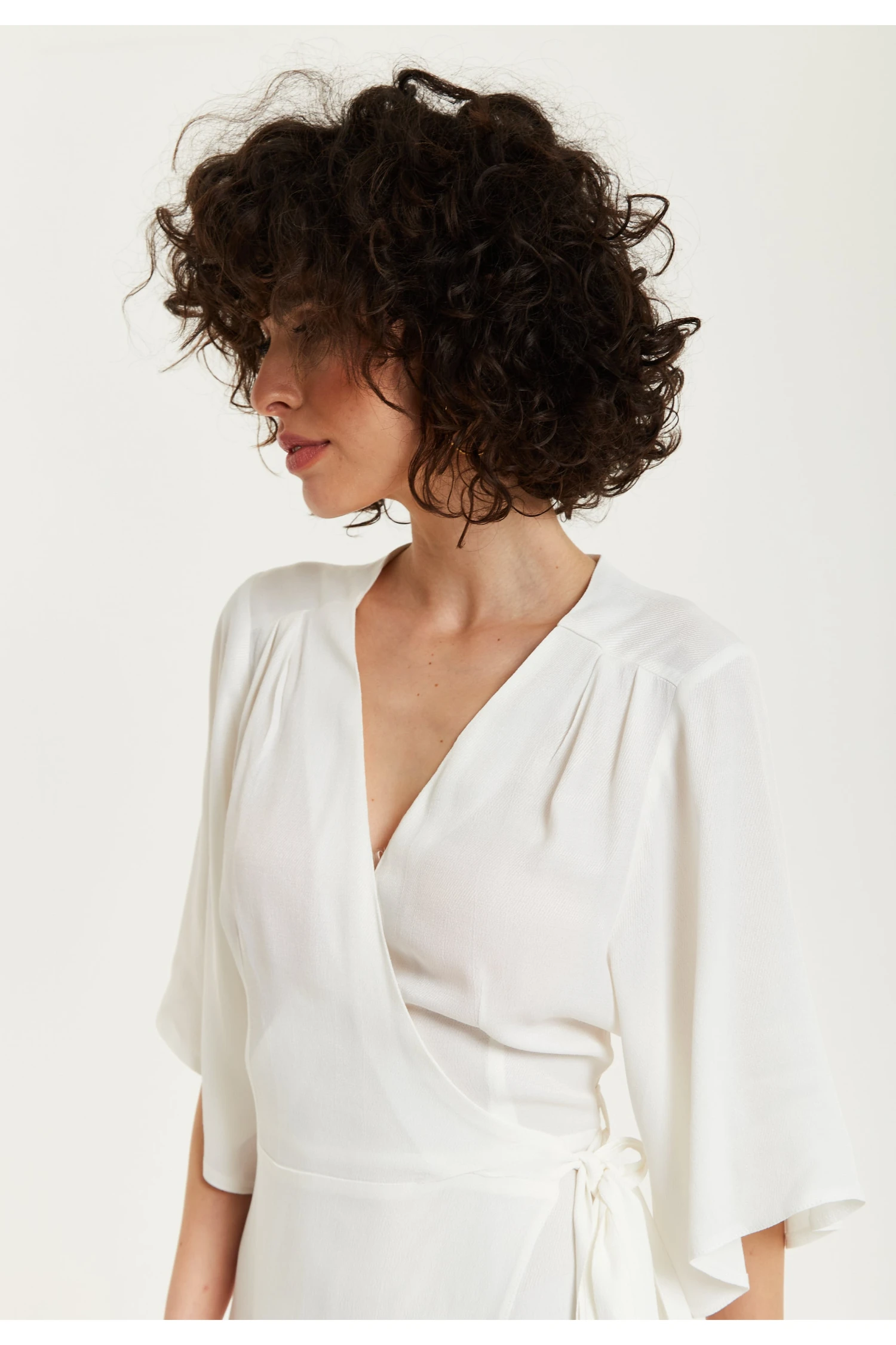 Liquorish Midi Wrap Dress In White 6 Liquorish Midi Wrap Dress In White - Image 6