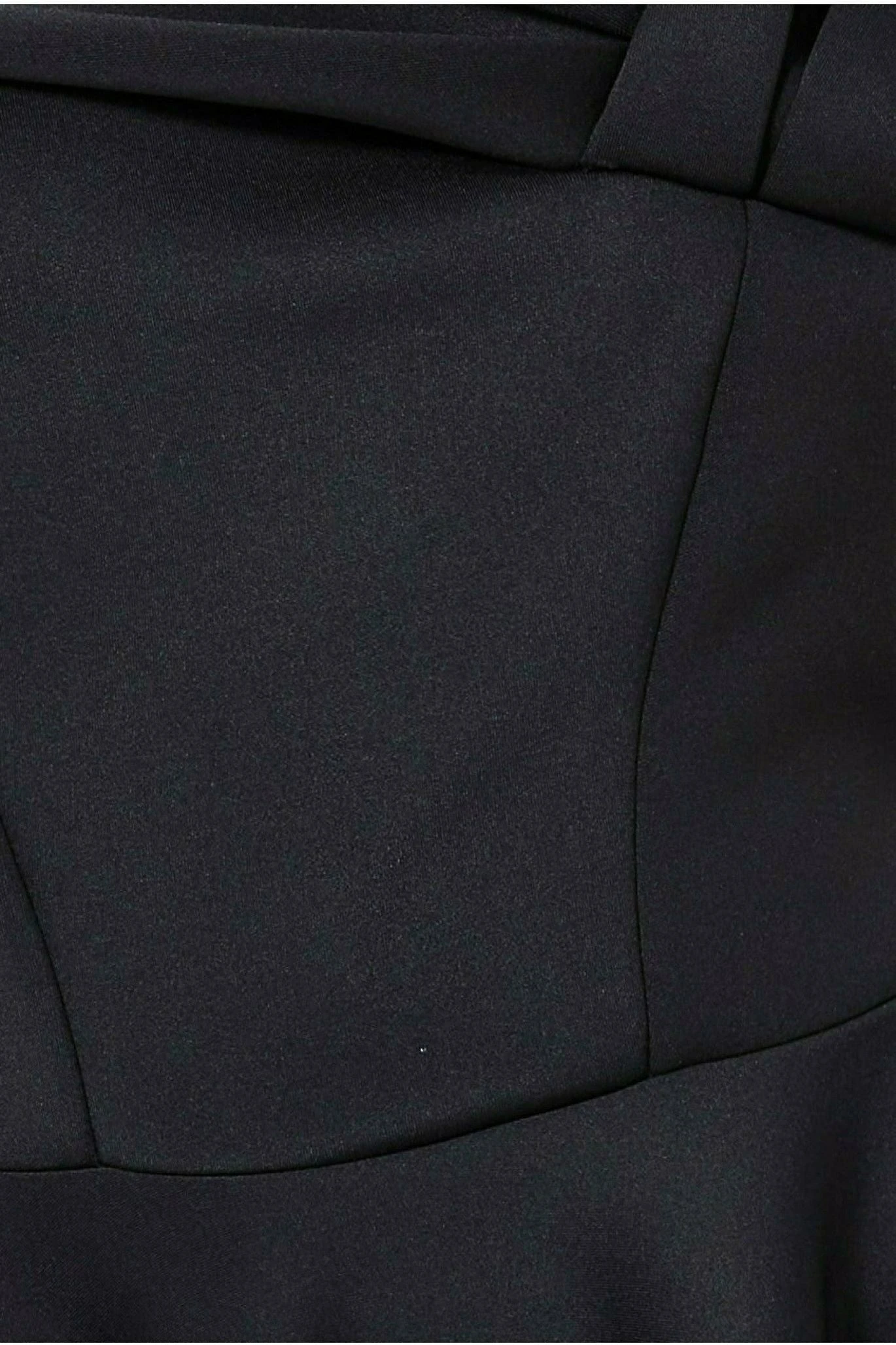 Goddiva Scuba Foam One Shoulder Midi Dress - Black 4 Goddiva Scuba Foam One Shoulder Midi Dress - Black - Image 4