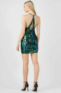 Aftershock London Mesh Sequin Wrap Dress 8 Aftershock London Mesh Sequin Wrap Dress -Liquosmi Store wKnvZ3oz 10486