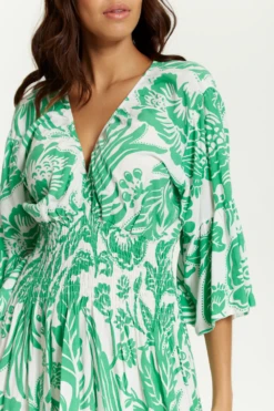 Hoxton Gal Oversized V Neck Detail Floral Print Maxi Dress 6 Hoxton Gal Oversized V Neck Detail Floral Print Maxi Dress -Liquosmi Store wPCKGDxu 14910